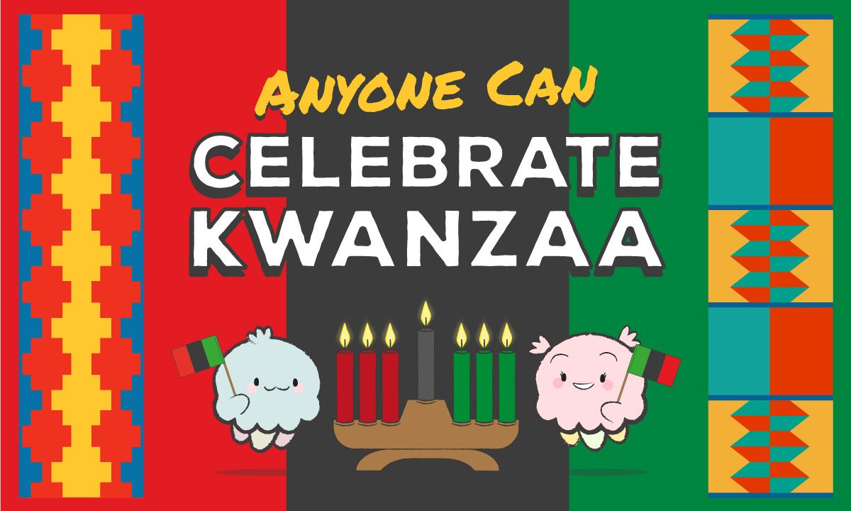 Anyone Can Celebrate Kwanzaa Creative Printable Worksheets for Kids