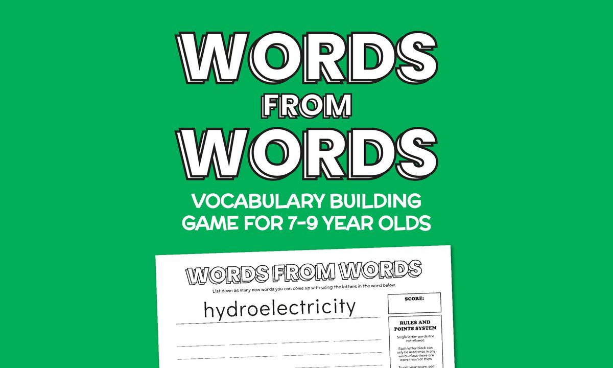 Words from Words: Vocabulary Game