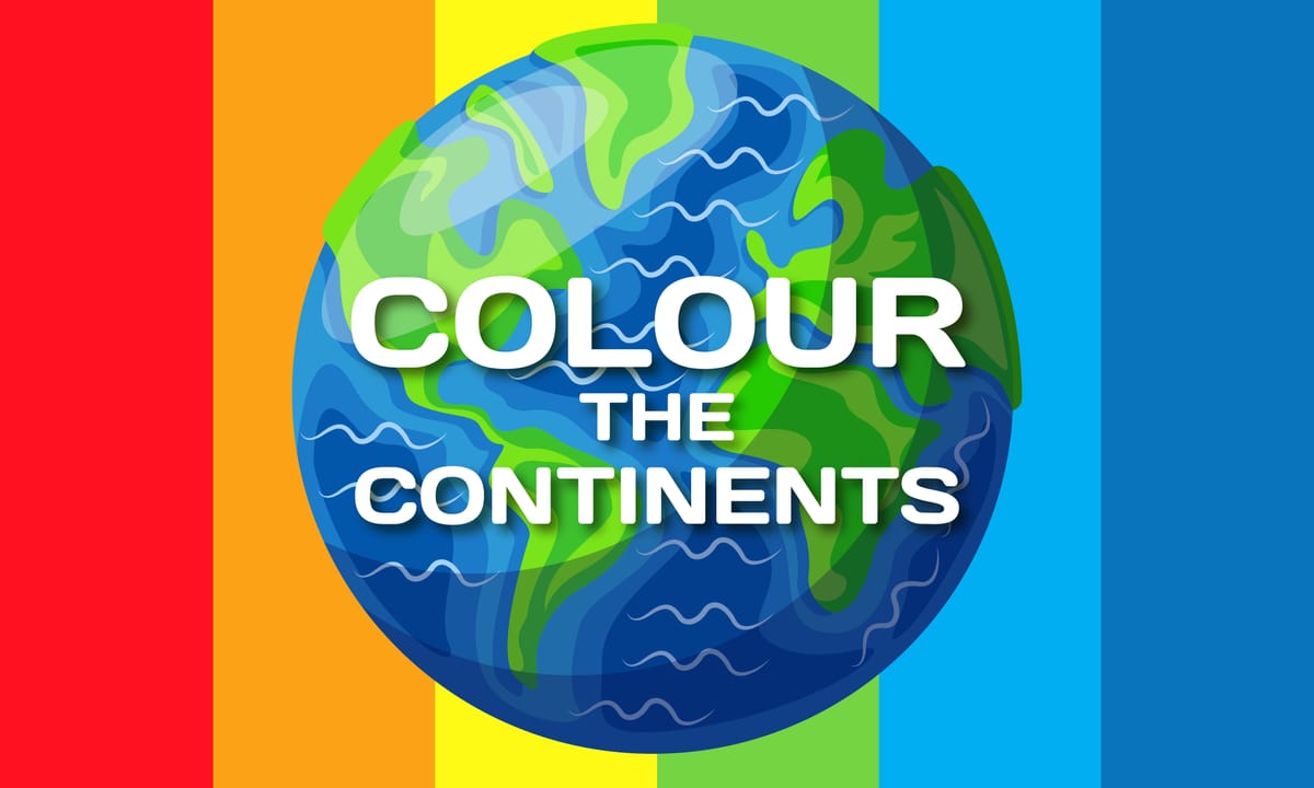 Exploring Continents: A Colourful Journey Across the Globe
