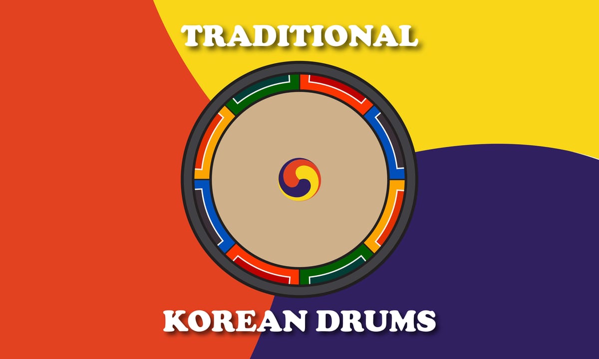 Traditional Korean Drums: Cut & Paste Activity