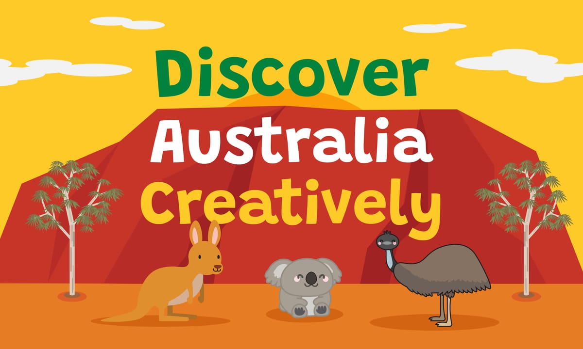Discover Australia Creatively: Creative Printable Compilation