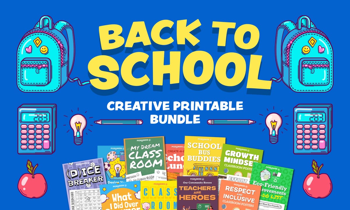Back to School: Creative Elementary Printable Bundle