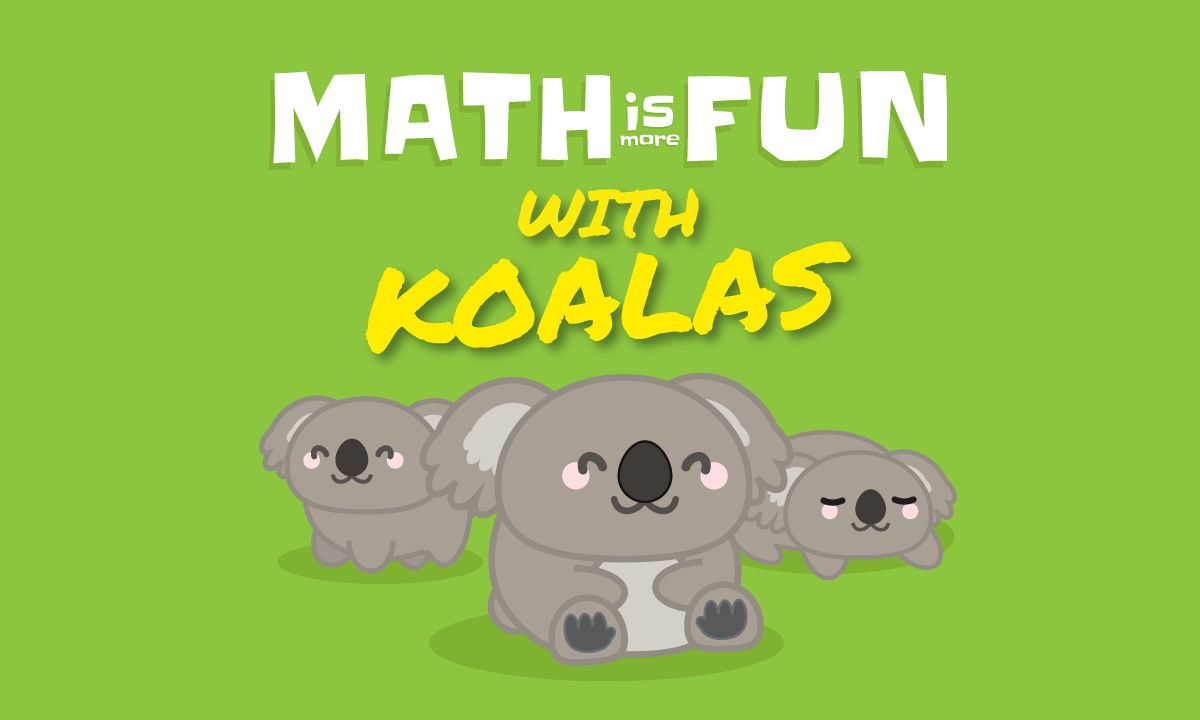Math is More Fun with Koalas Creative Printable Math Worksheets for Kids