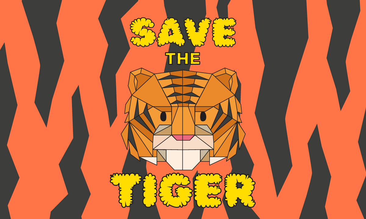 Save the Tiger Poster: Creative Printable Worksheets for Kids