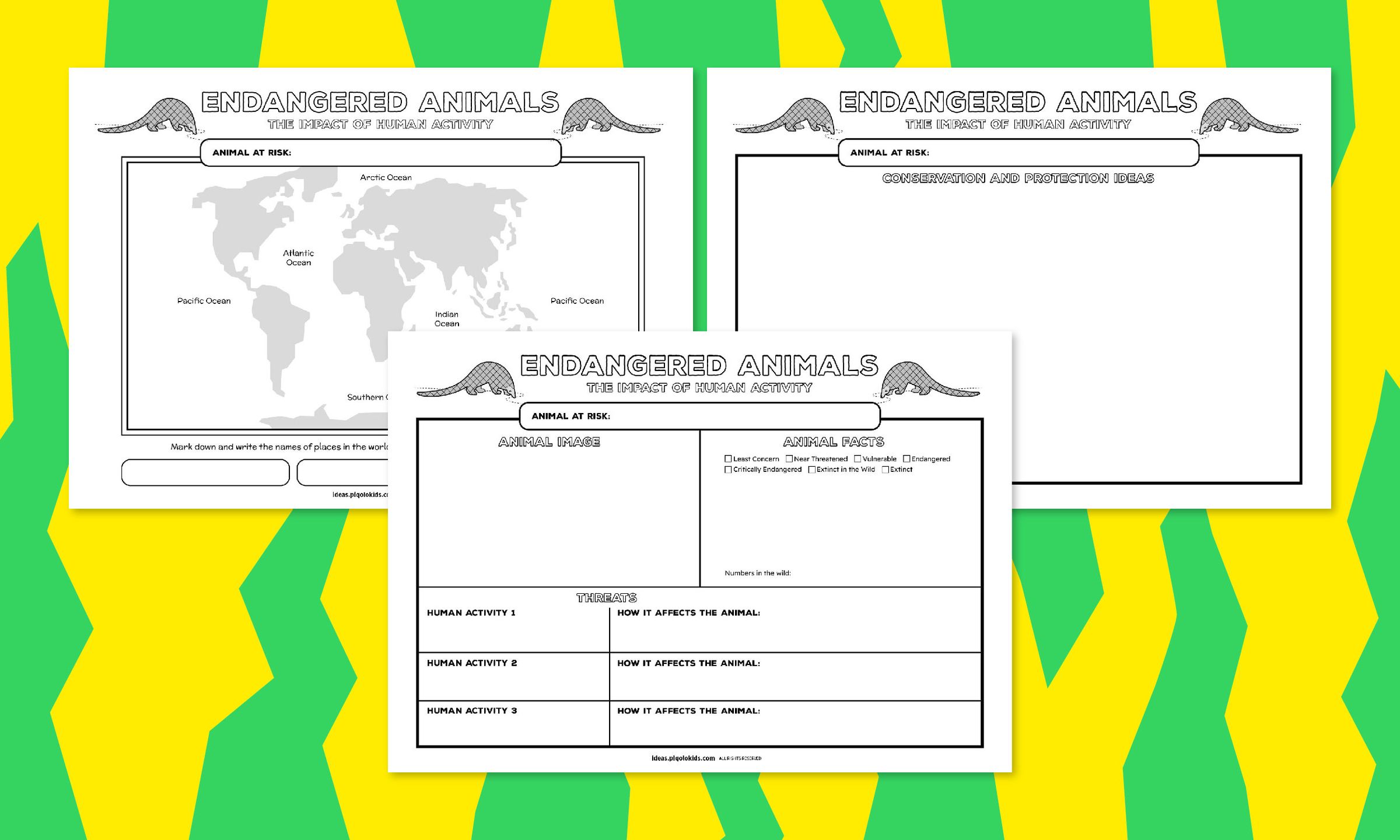 Endangered Animals and Human Impact: An Elementary Teacher's Lesson Guide