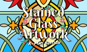 Create Stained Glass Artwork: Xmas Edition