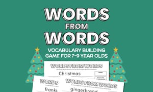 Words from Words: Vocabulary Game - Xmas Edition