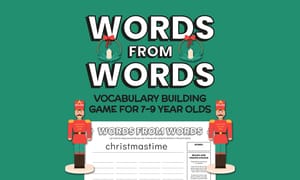 Words from Words: Vocabulary Game - December Edition