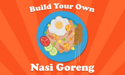 Cut & Paste Your Own Nasi Goreng: Printable Activity