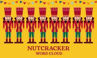 The Nutcracker: Festive Word Cloud