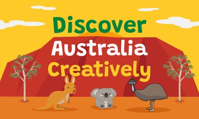 Discover Australia Creatively: Creative Printable Compilation
