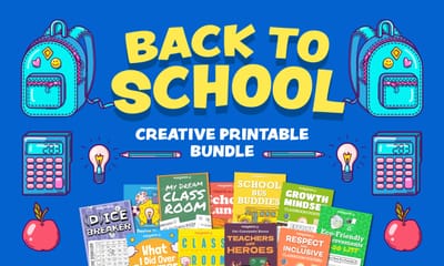 Back to School: Creative Elementary Printable Bundle