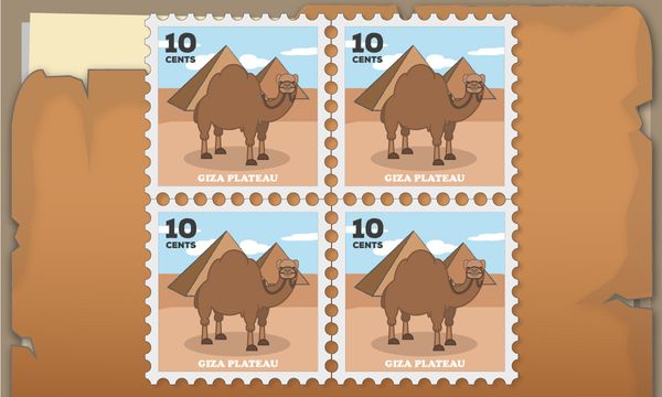 Design Stamps About Egypt