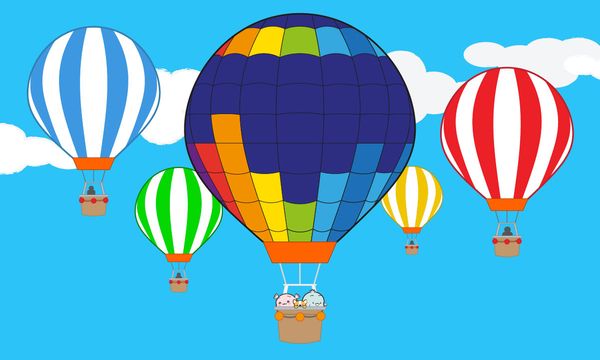 Let's Design Hot Air Balloons: Creative Printable Worksheets for Kids