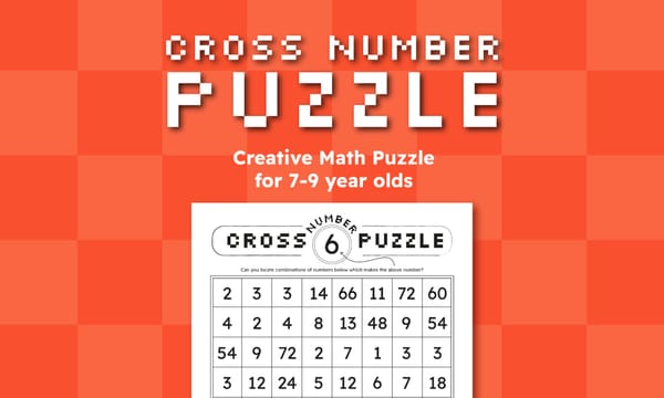 Cross-Number Puzzle: Creative Math Activity