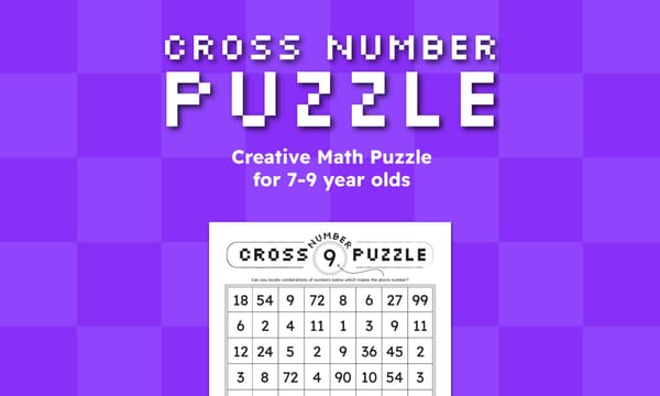 Cross-Number Puzzle: Creative Math Activity