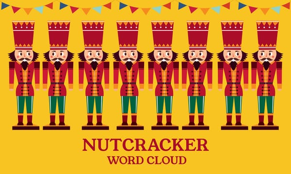 The Nutcracker: Festive Word Cloud