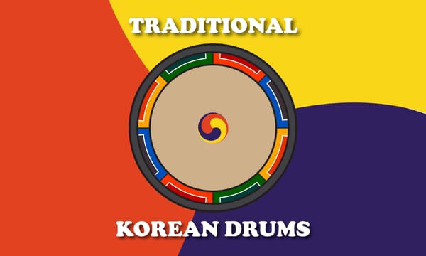 Traditional Korean Drums: Cut & Paste Activity