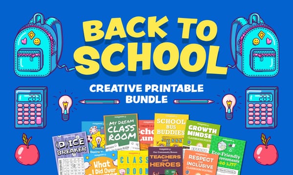 Back to School: Creative Elementary Printable Bundle